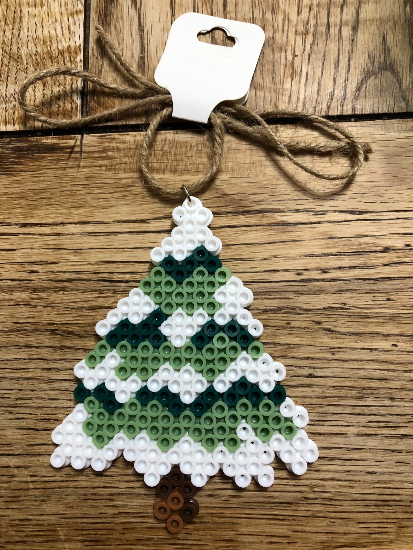 Snowy Christmas Tree Ornament Winter Decor