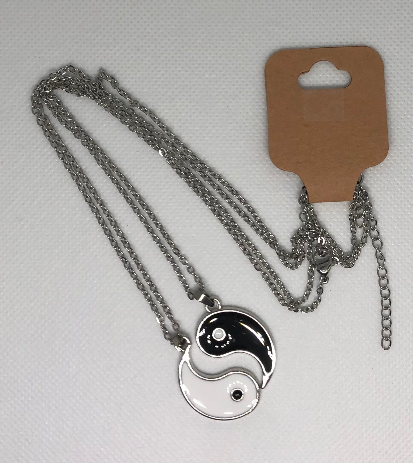 2 Piece Necklace Set Yin Yang Friendship Jewerly