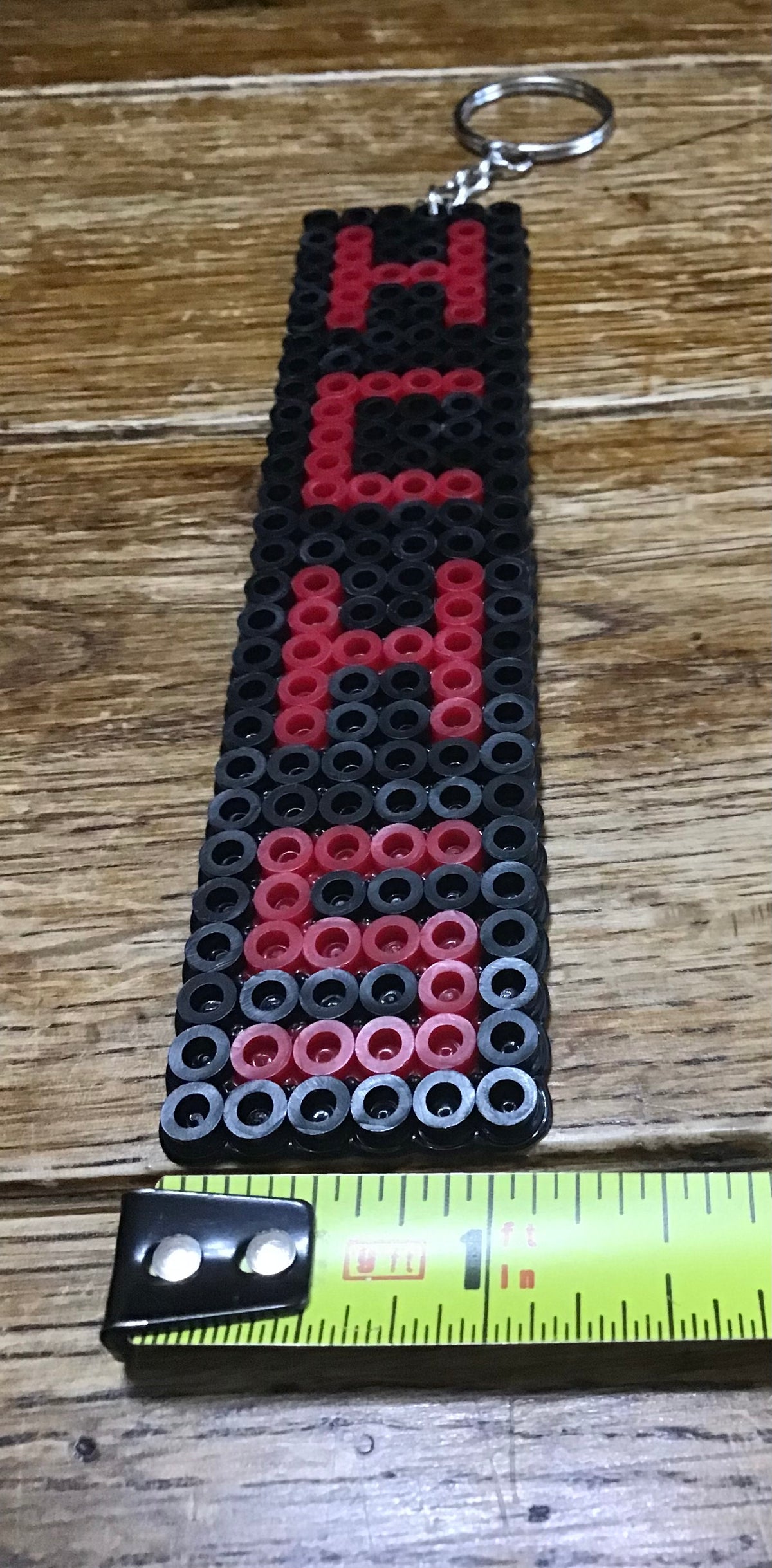Handcrafted Bag Tag Keychain Customizable for Your School/Hometown