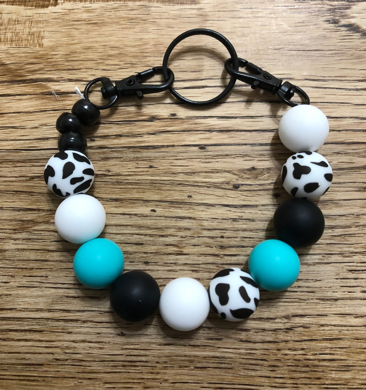 Bead Bracelet Keychain