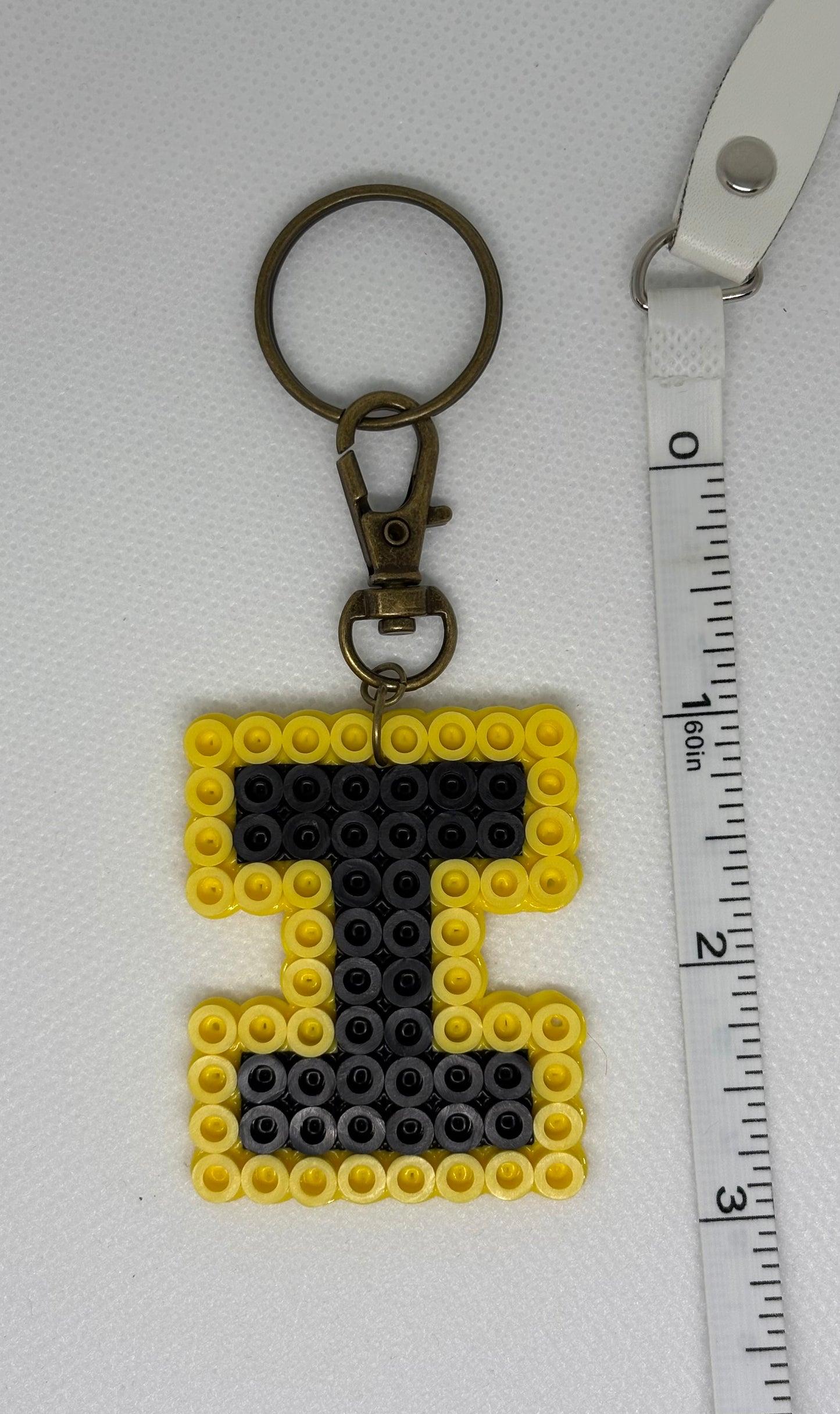 Handcrafted Iowa Hawkeyes Keychain