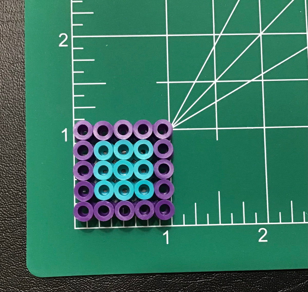 Handcrafted Square Magnet Set of 3 Sizes