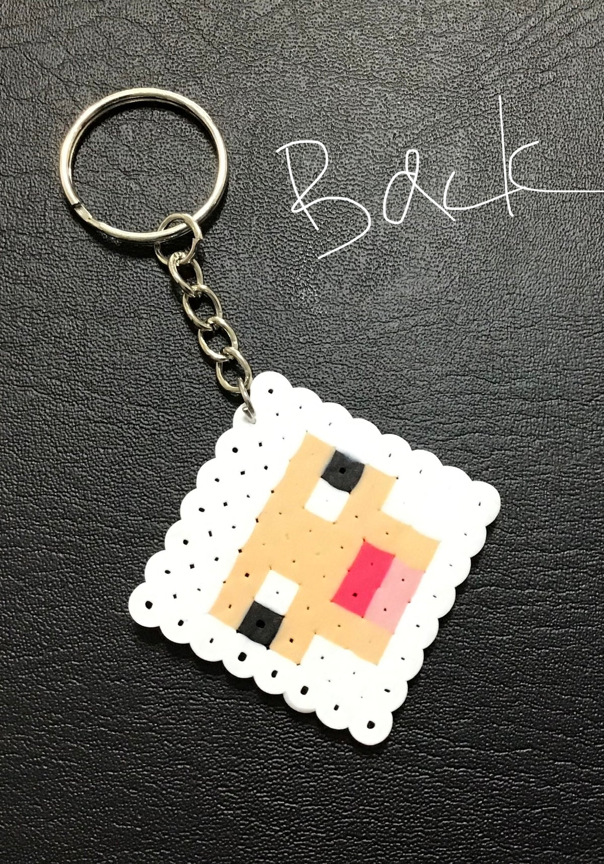 Handcrafted Keychain Minecraft Character Faces