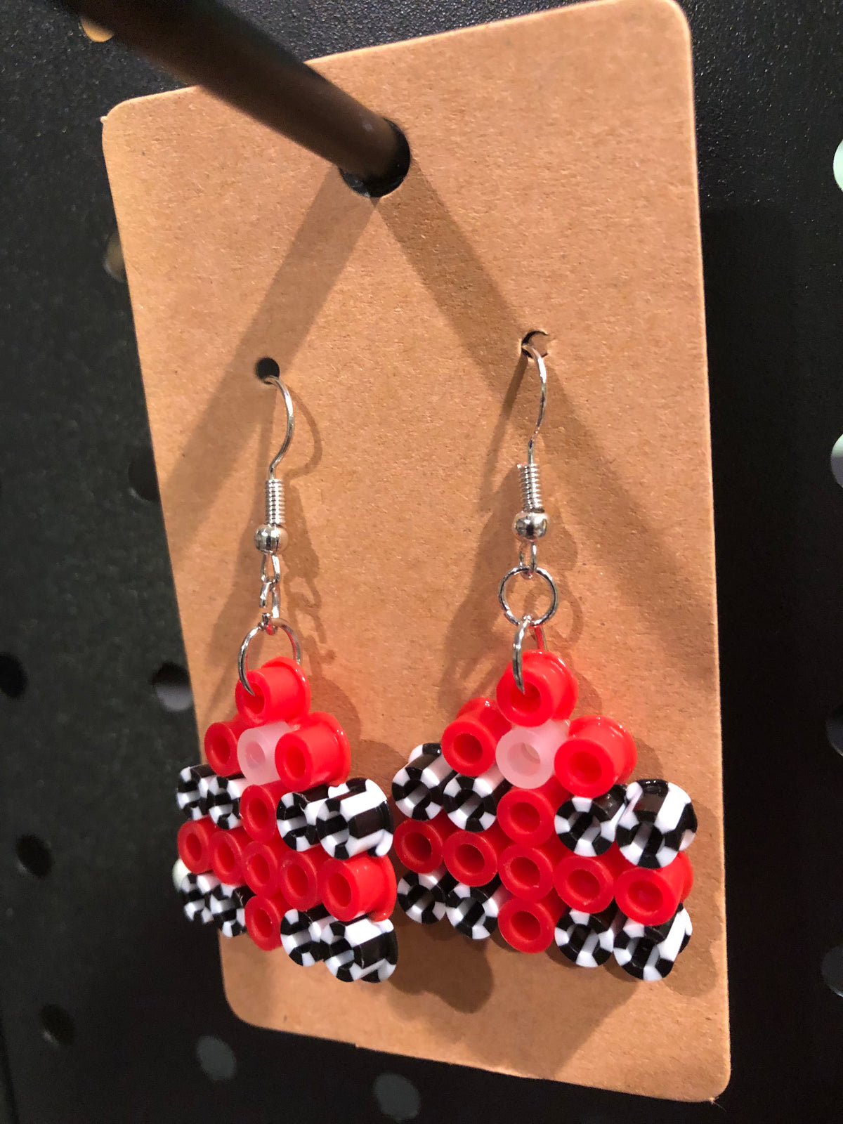 Christmas present earrings