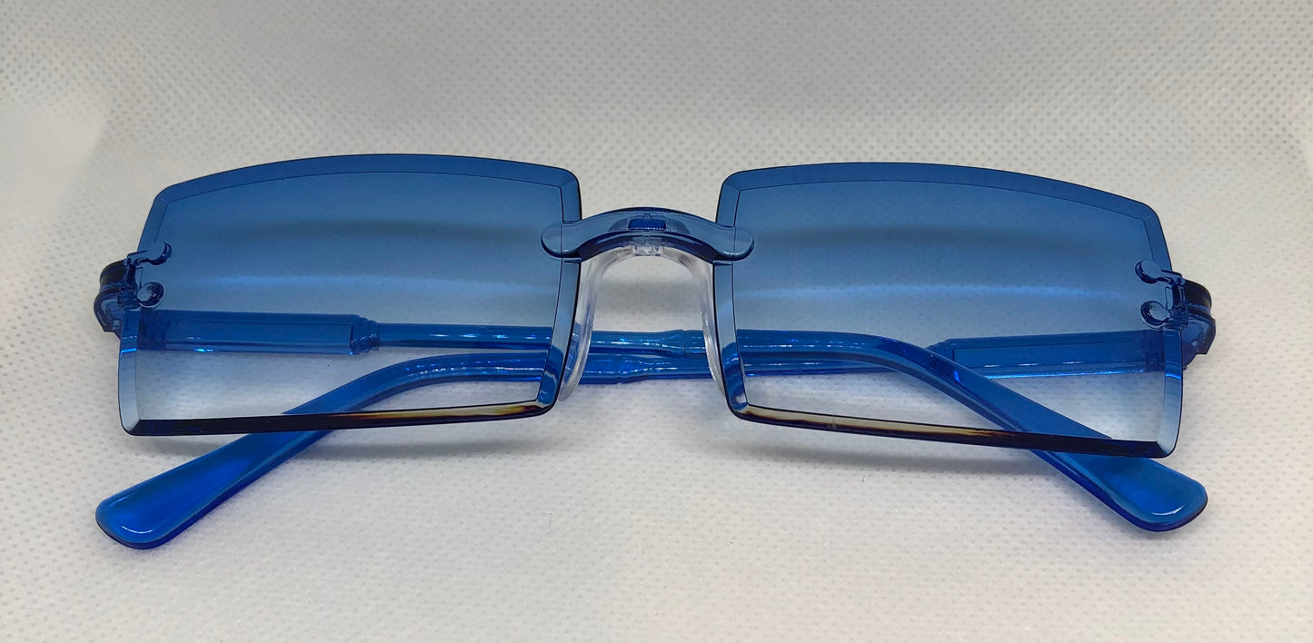 Blue Sunglasses Rectangle
