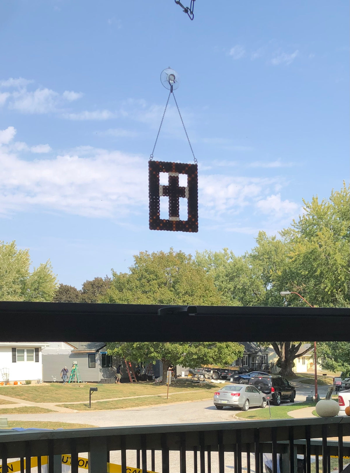 Framed Cross Wall Hanging\Window Decor