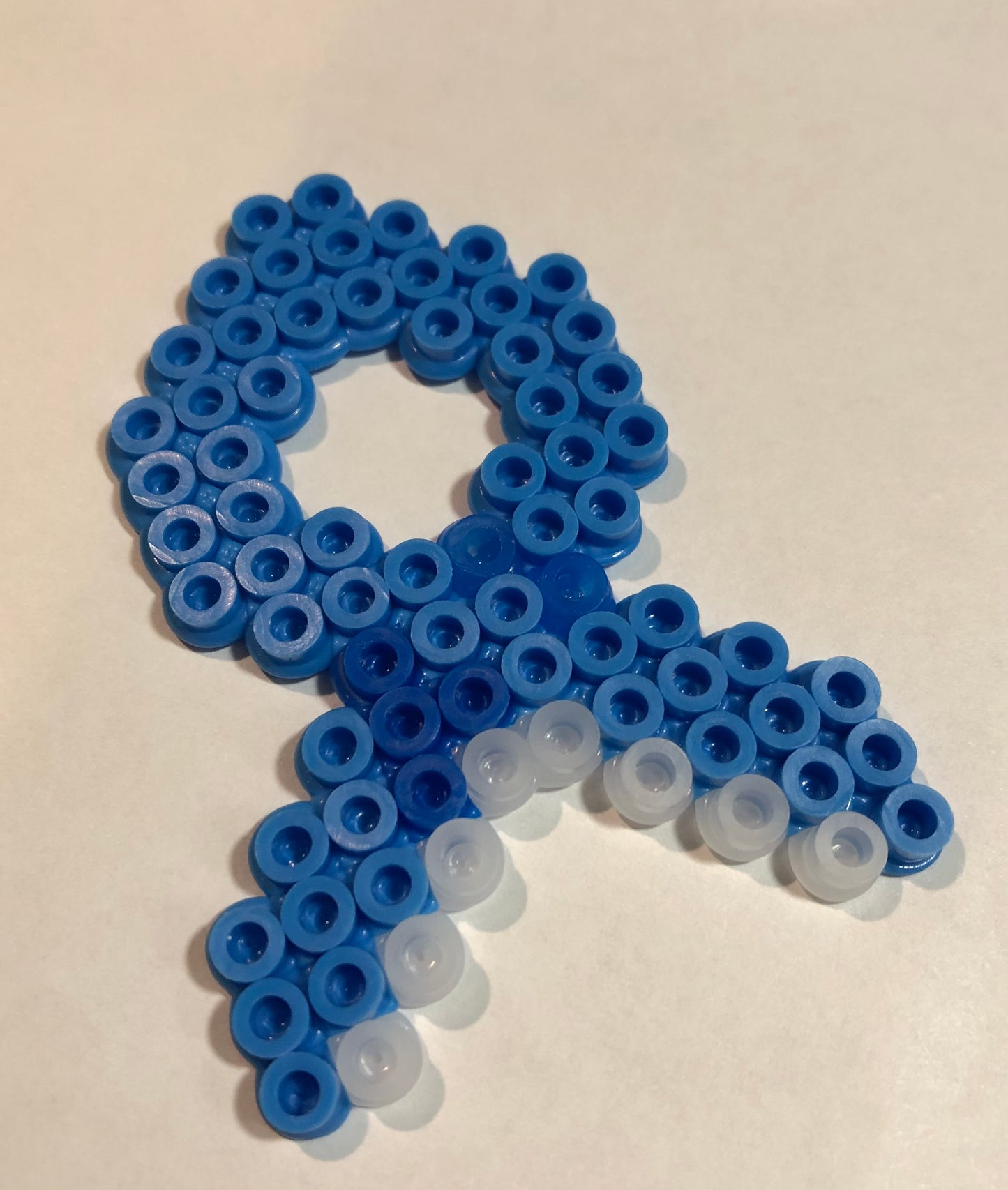 Light Blue Awareness Ribbon Magnet