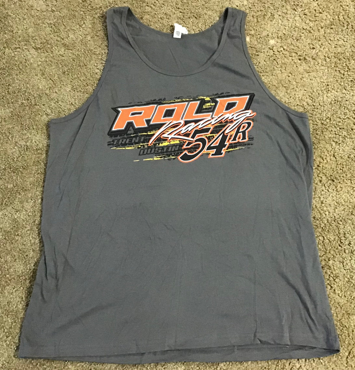 Rold Racing Tank Top 54R Cancer Awareness