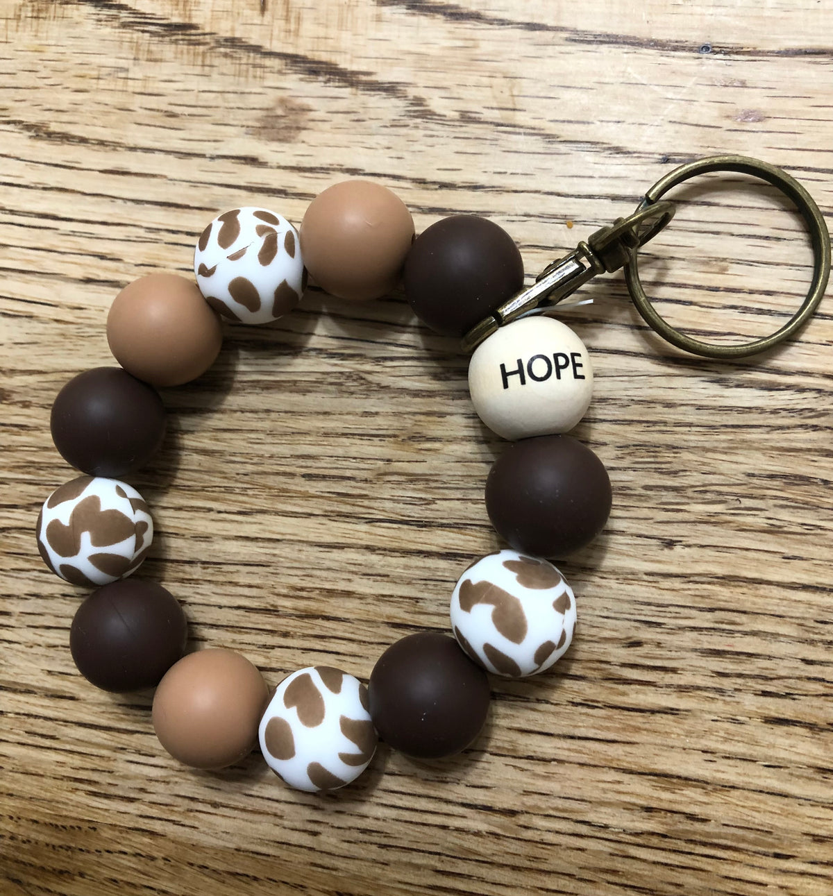 Bead Bracelet Keychain