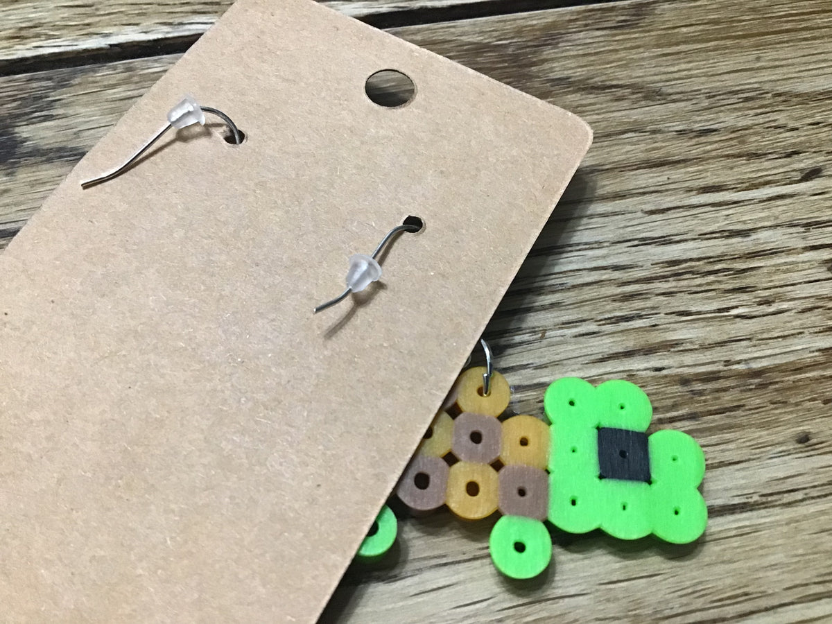 Handcrafted Turtle Earrings