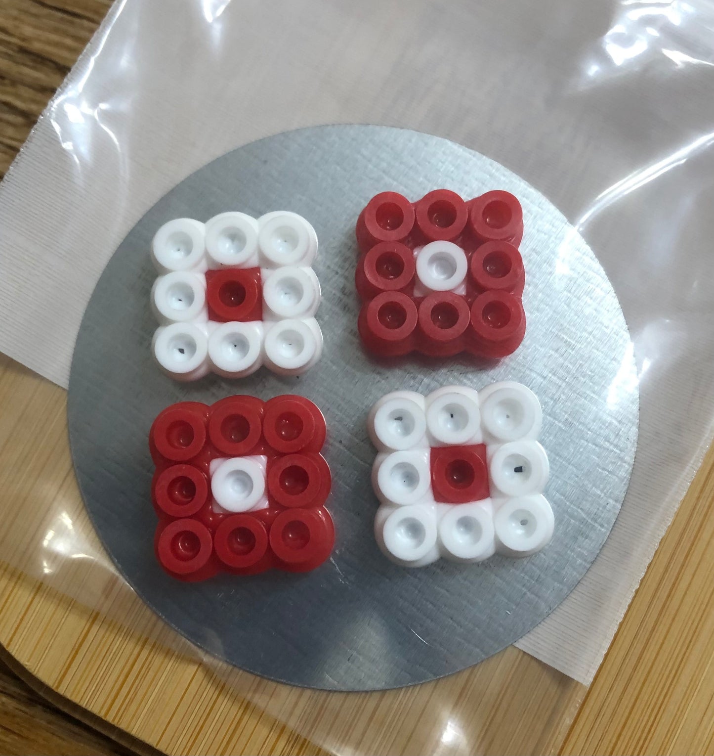 Mini Magnets Nebraska Cornhuskers Set of 4