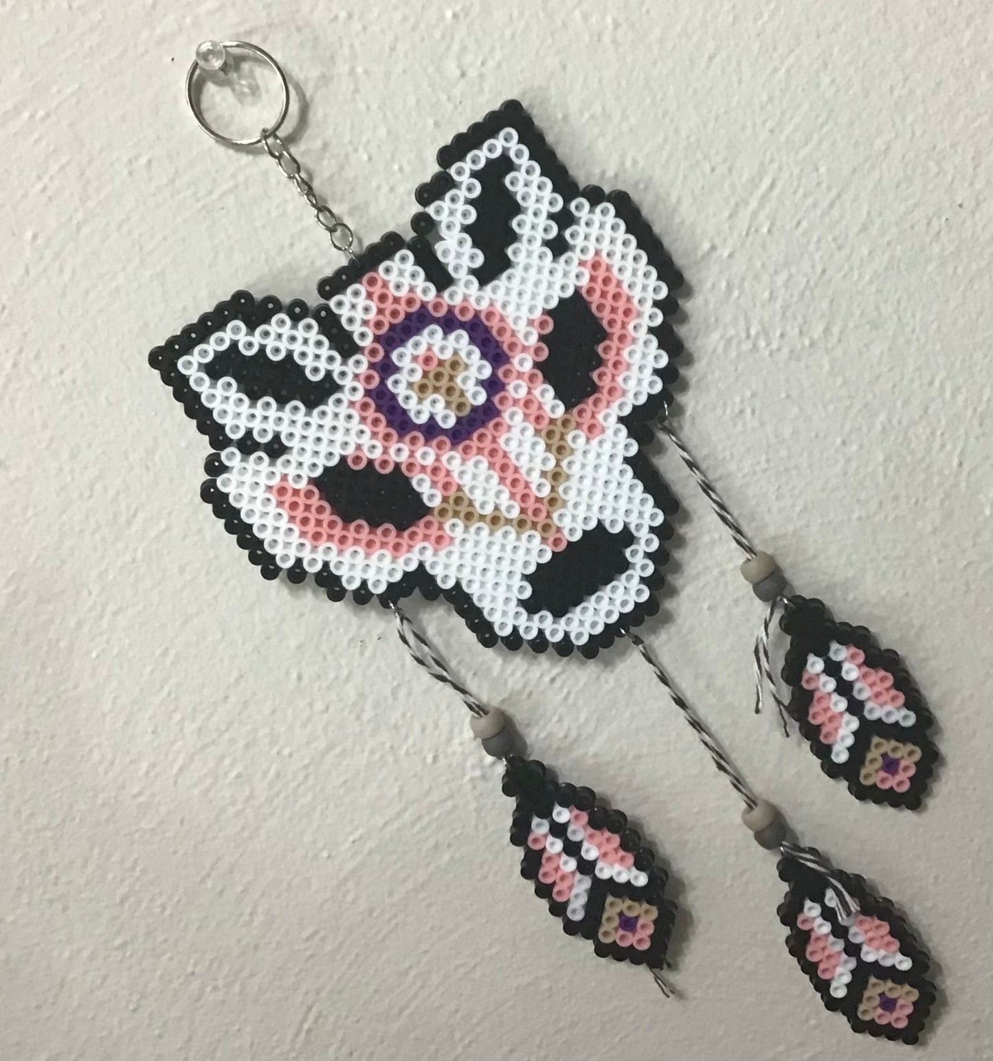 Handcrafted Wolf Dreamcatcher Decoration