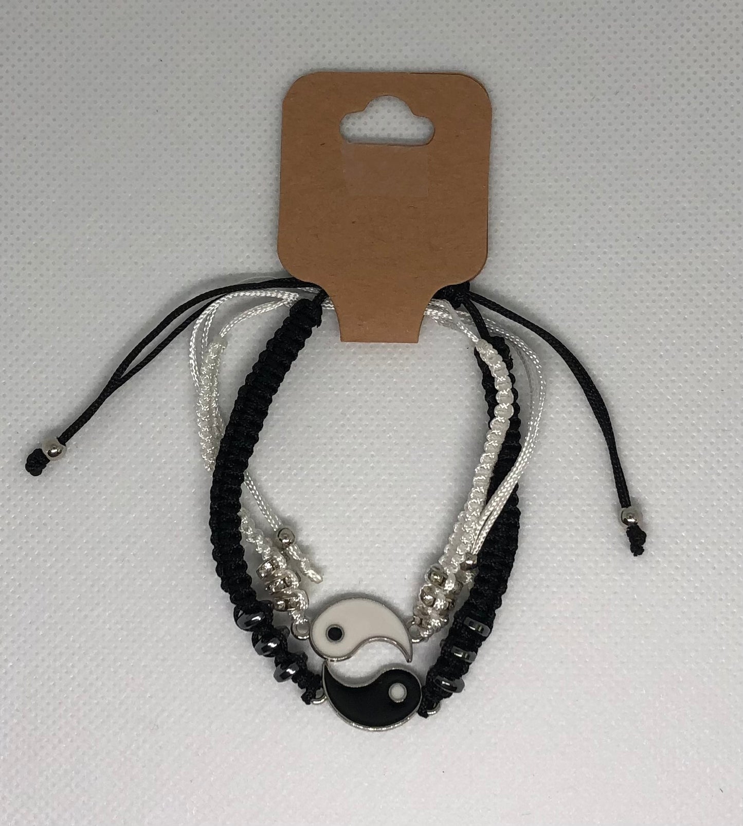 2 Piece Set Bracelets Yin Yang Friendship Bracelets