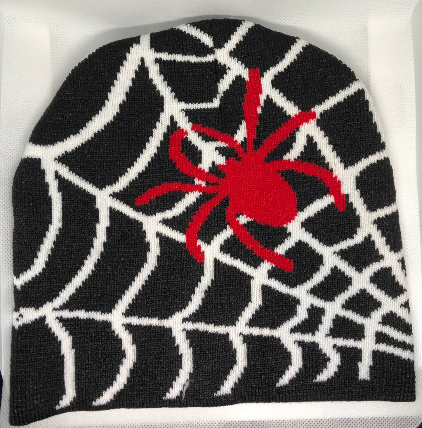 Black Spider-Man Beanie Hat OS