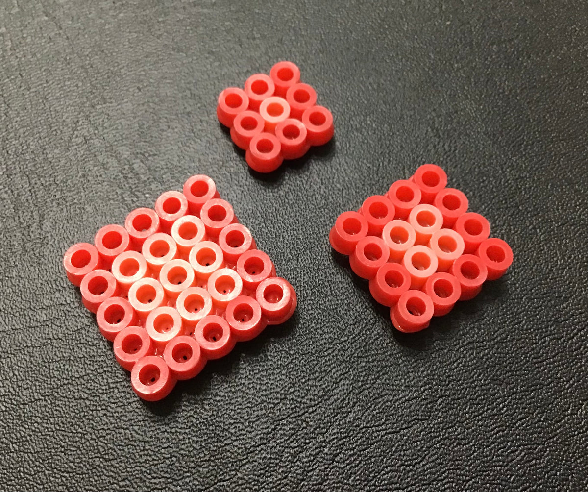 Handcrafted Square Magnet Set of 3 Sizes