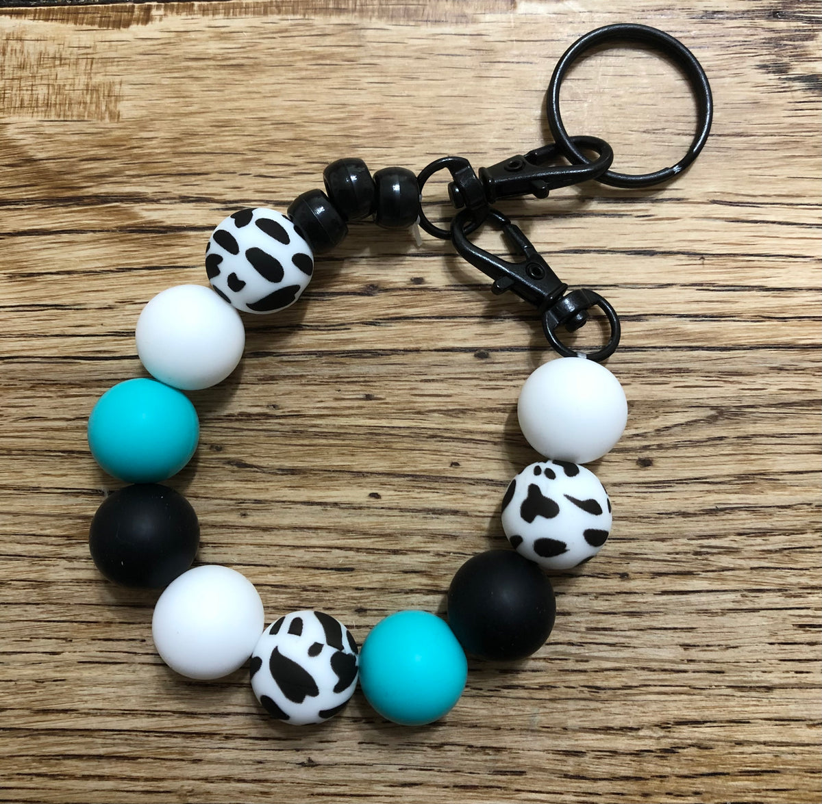 Bead Bracelet Keychain