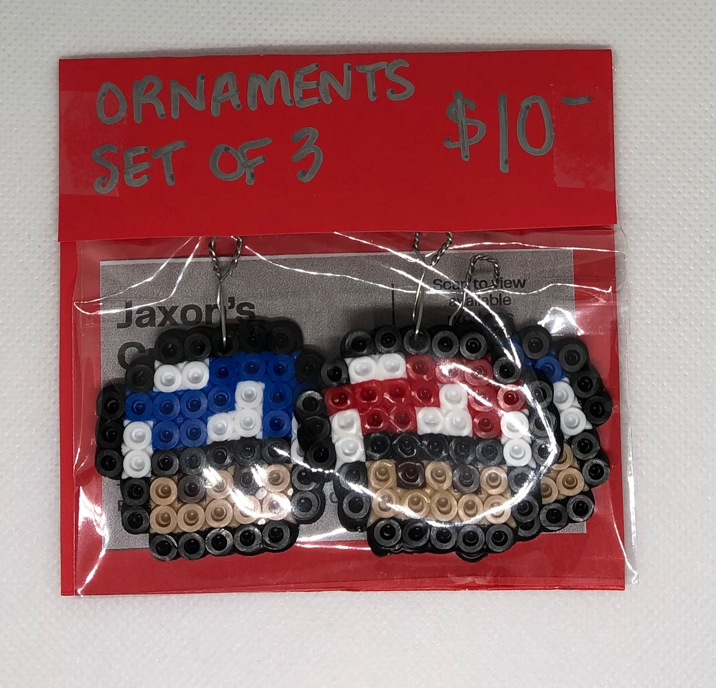 Mario Mushroom Ornaments Set of 3