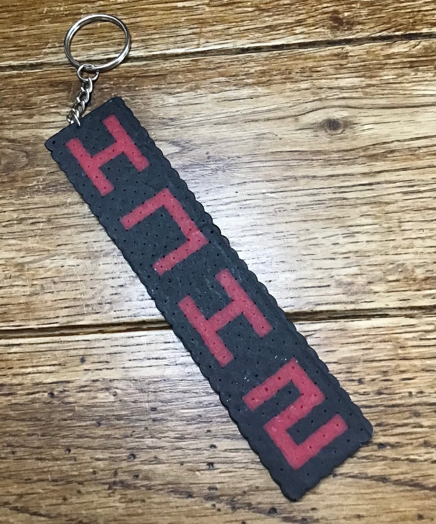 Handcrafted Bag Tag Keychain Customizable for Your School/Hometown