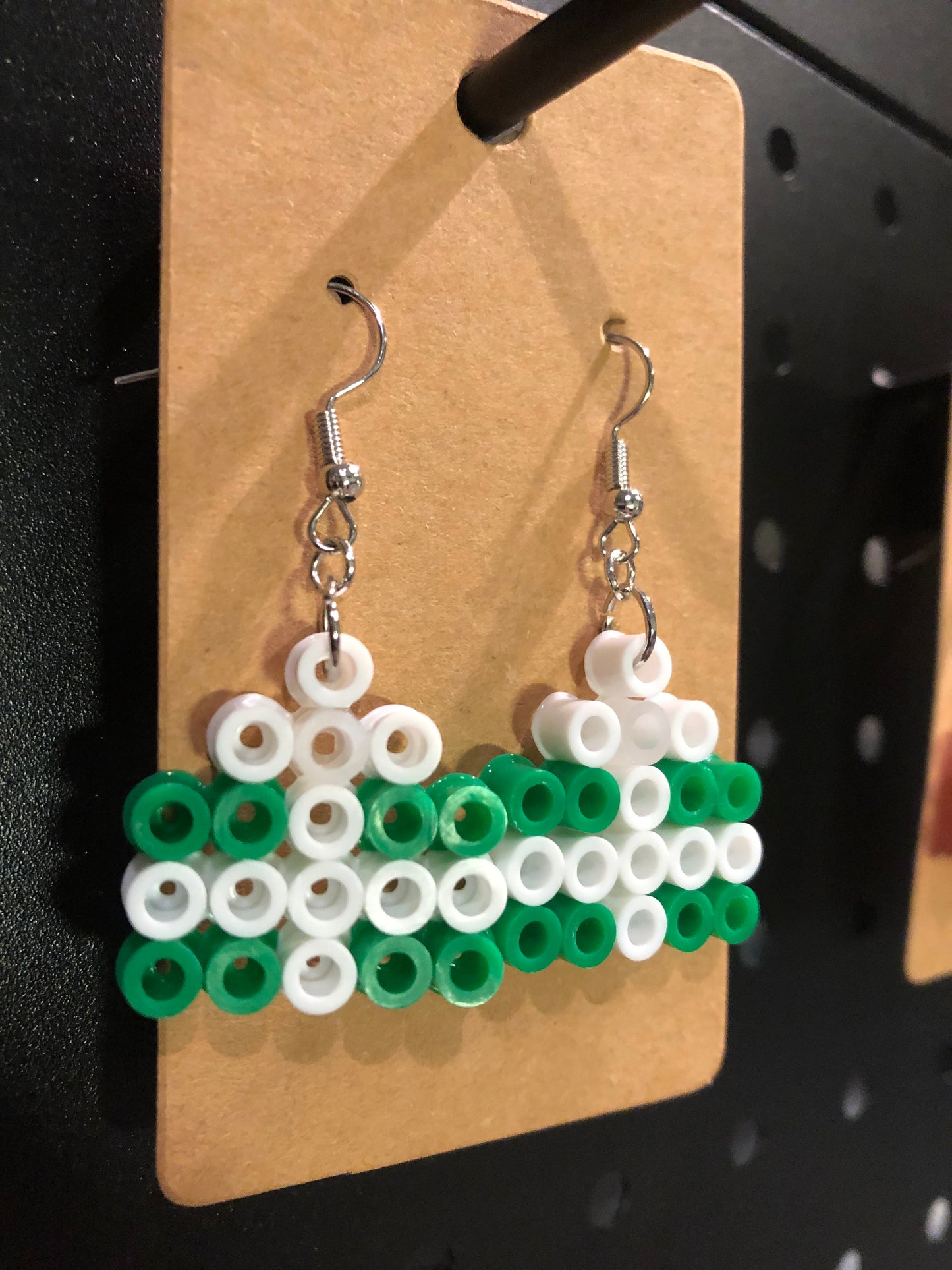 Christmas present earrings