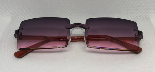 Pink Purple Sunglasses Rectangle