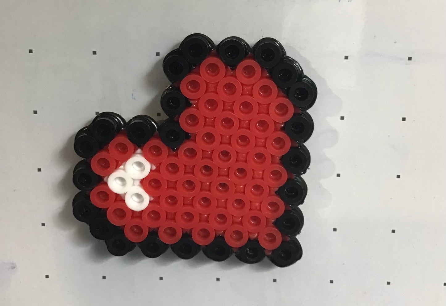 Handcrafted Minecraft Heart Magnet