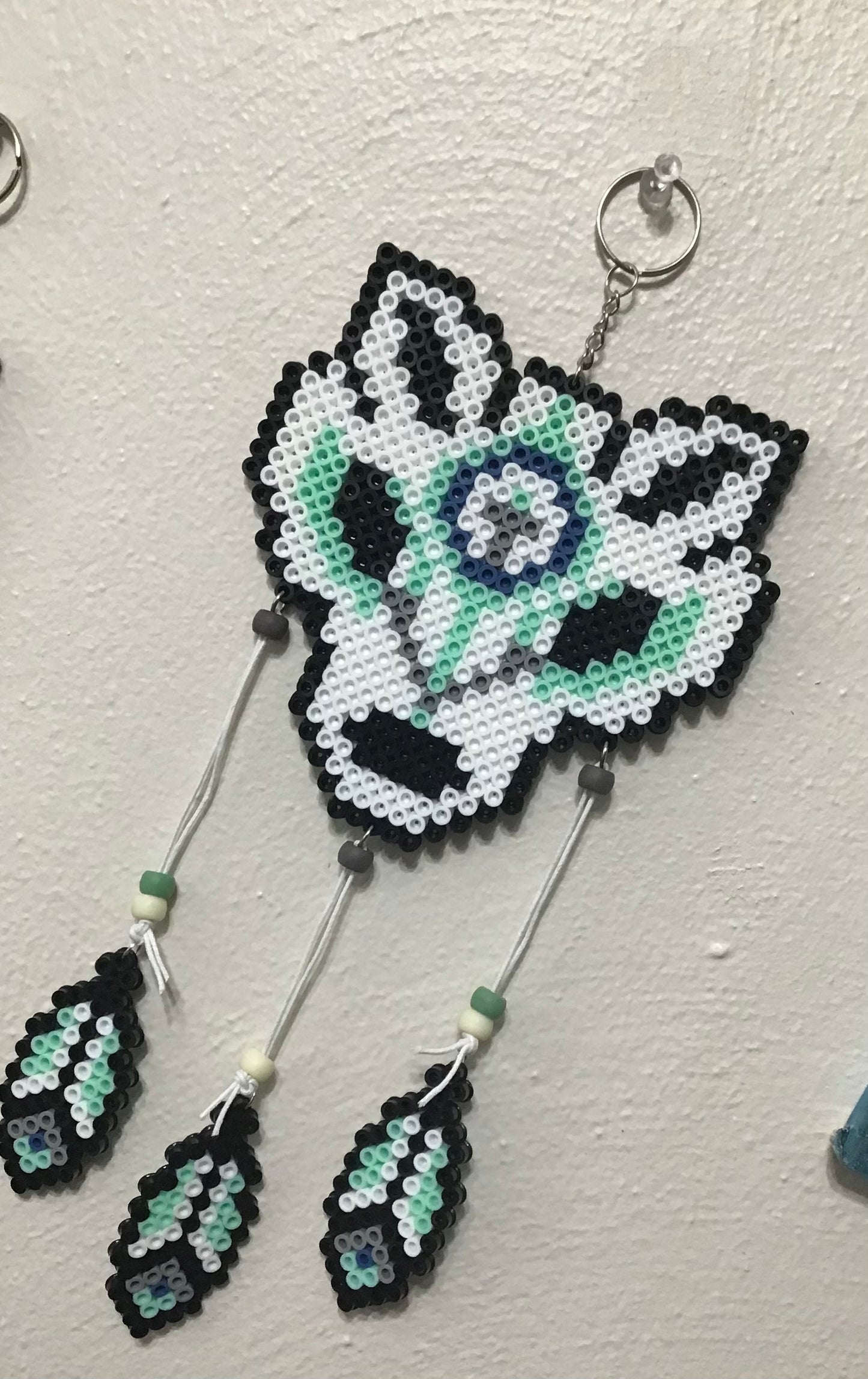 Handcrafted Wolf Dreamcatcher Decoration