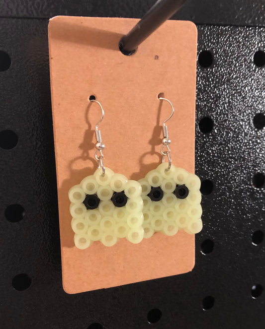 Glow In The Dark Ghost Earrings