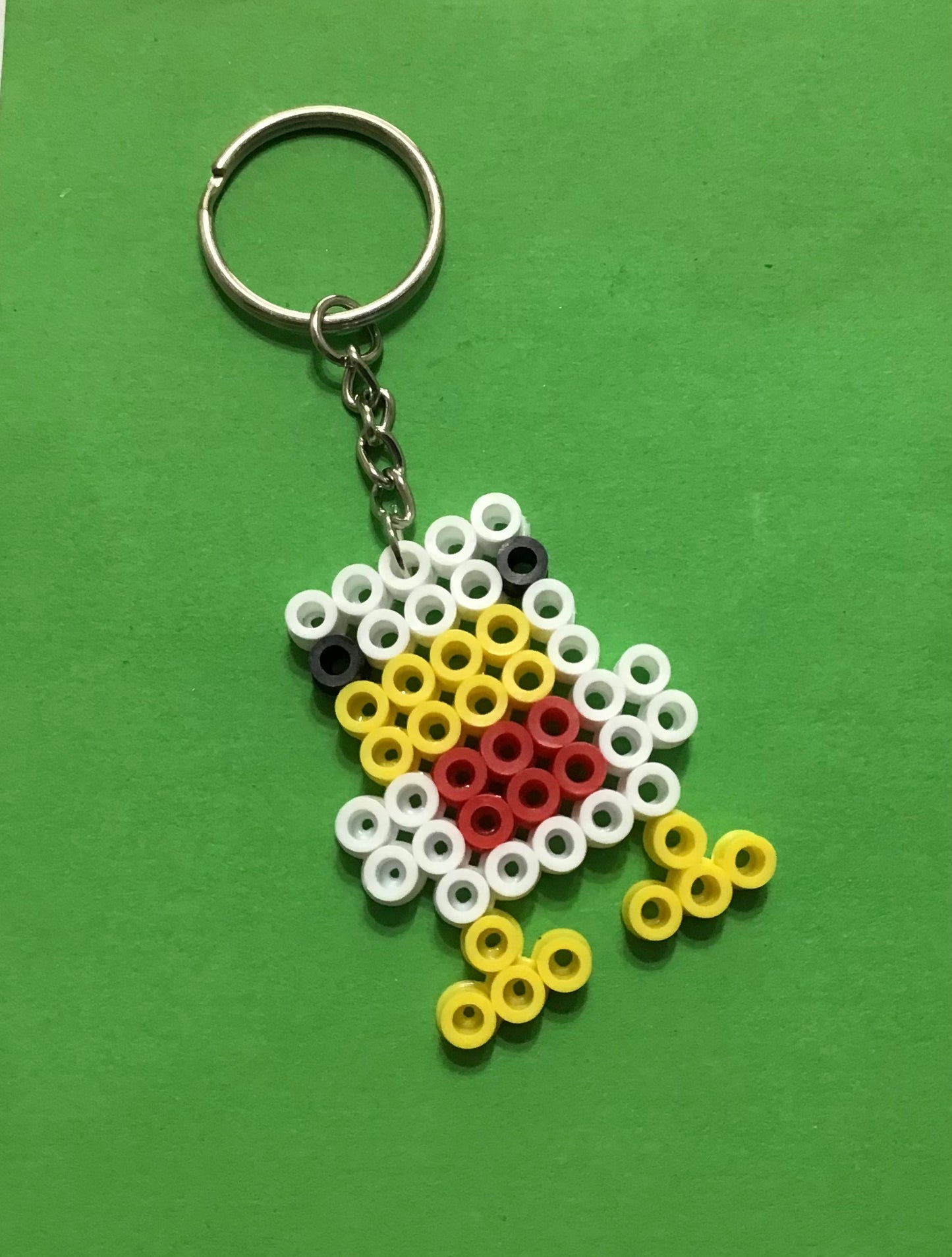 Handcrafted Keychain Minecraft Character Faces