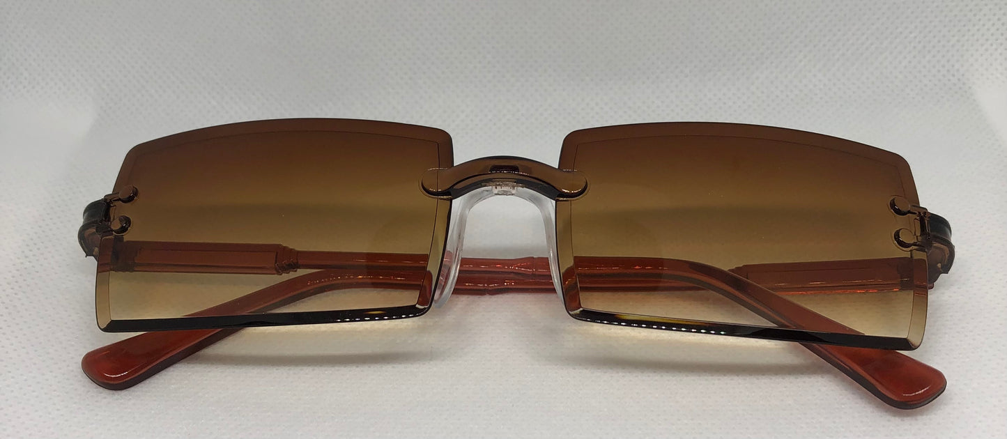 Brown Sunglasses Rectangle
