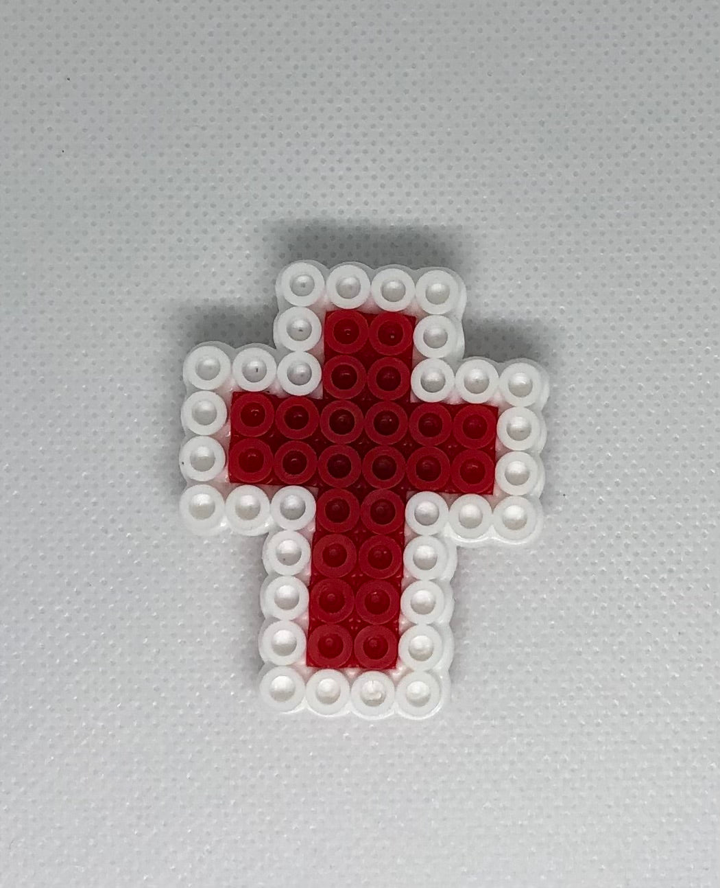 Red White Cross Magnet