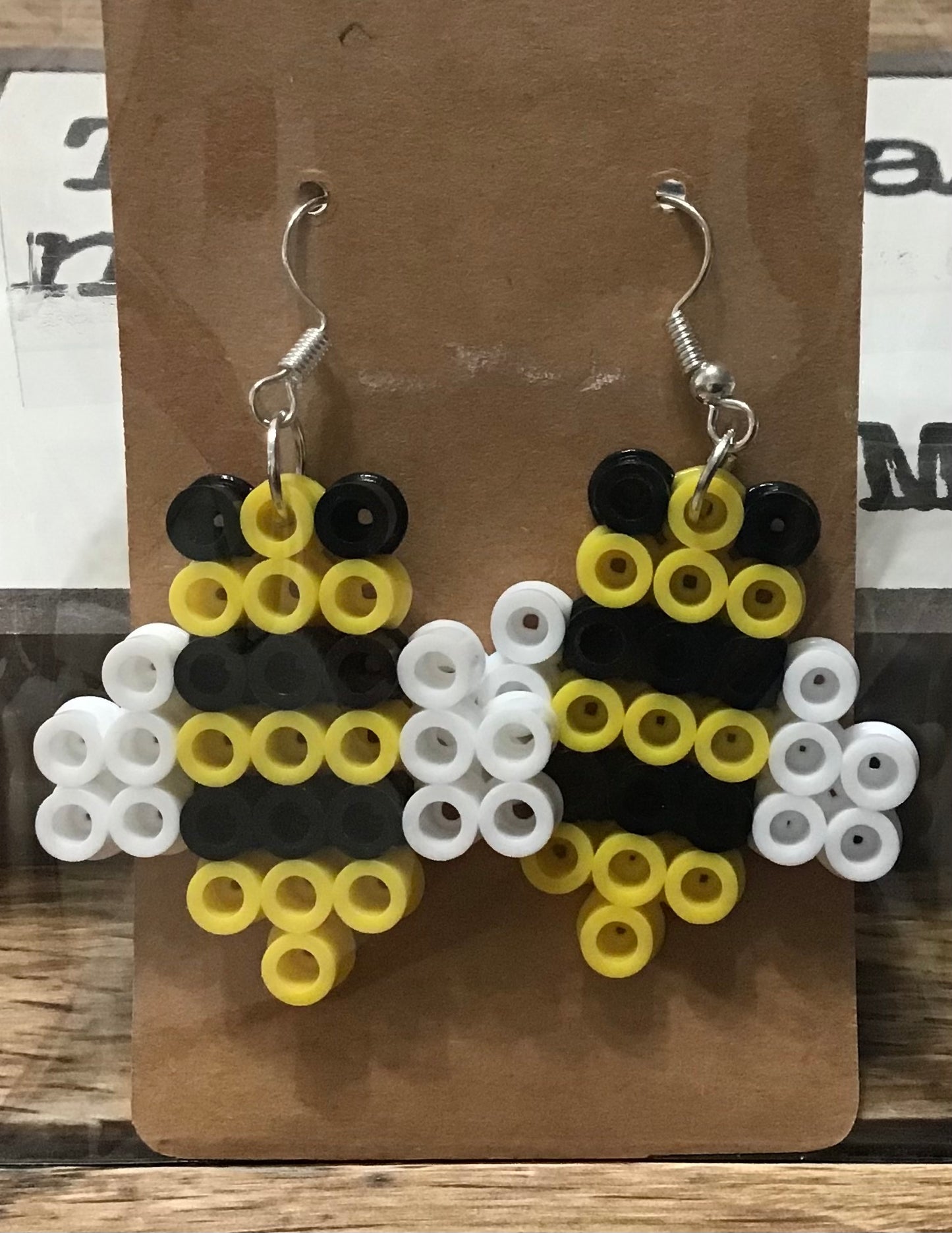 Handcrafted Bumble Bee Earrings