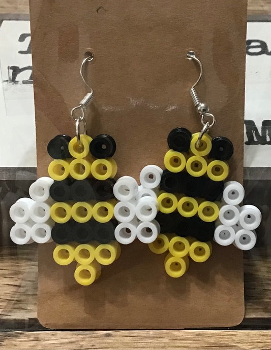 Handcrafted Bumble Bee Earrings
