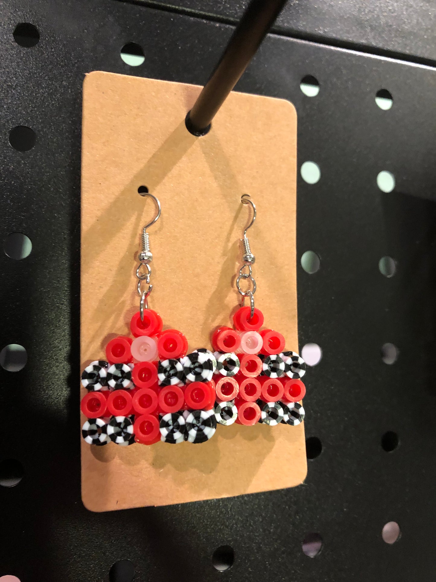 Christmas present earrings