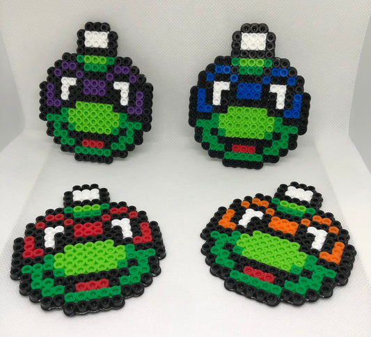 TMNT Christmas Tree Ornaments Set of 4