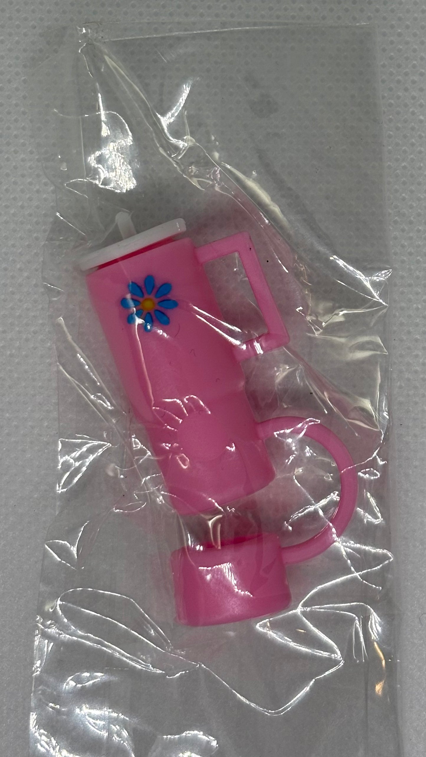 Silicone Straw Cover Pink