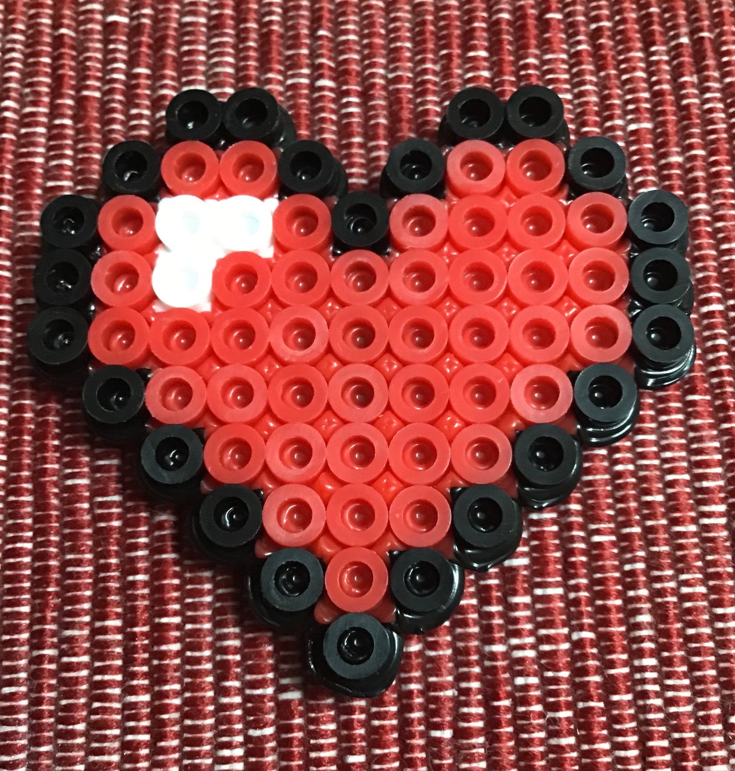 Handcrafted Minecraft Heart Magnet
