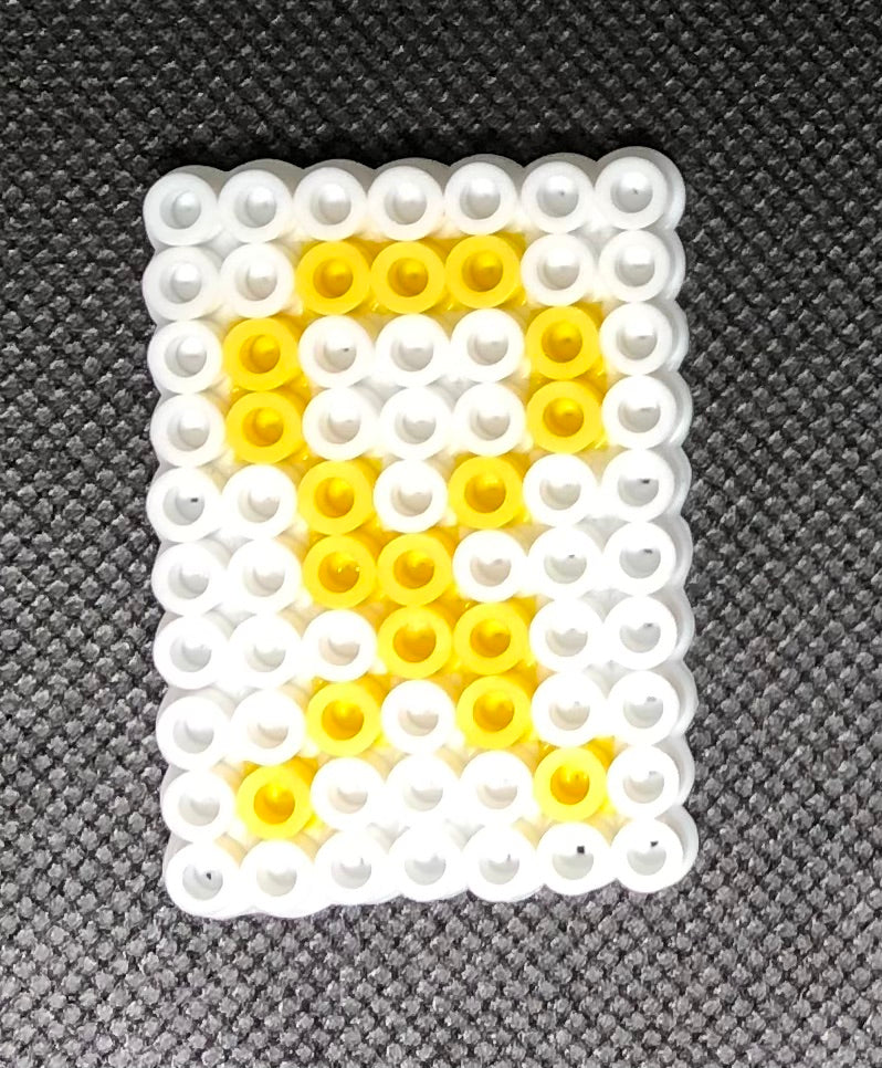 Small magnet awareness ribbon handcrafted #cancerawareness