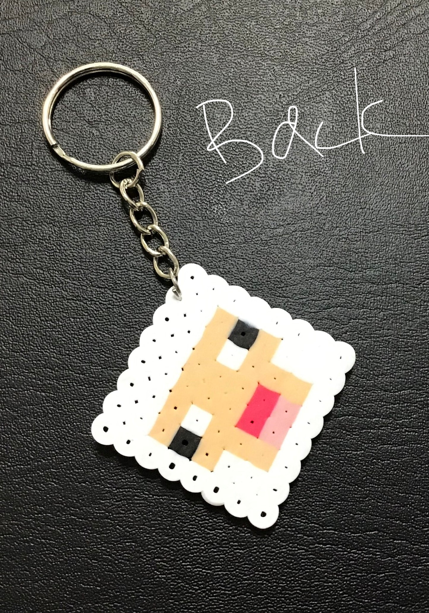 Handcrafted Keychain Minecraft Character Faces