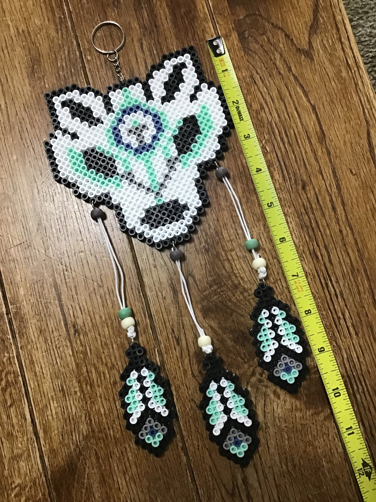 Handcrafted Wolf Dreamcatcher Decoration