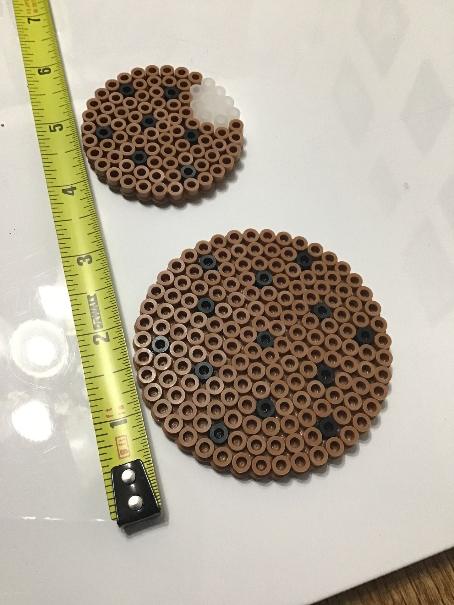 Handcrafted Chocolate Chip Cookie Magnets Set of 2