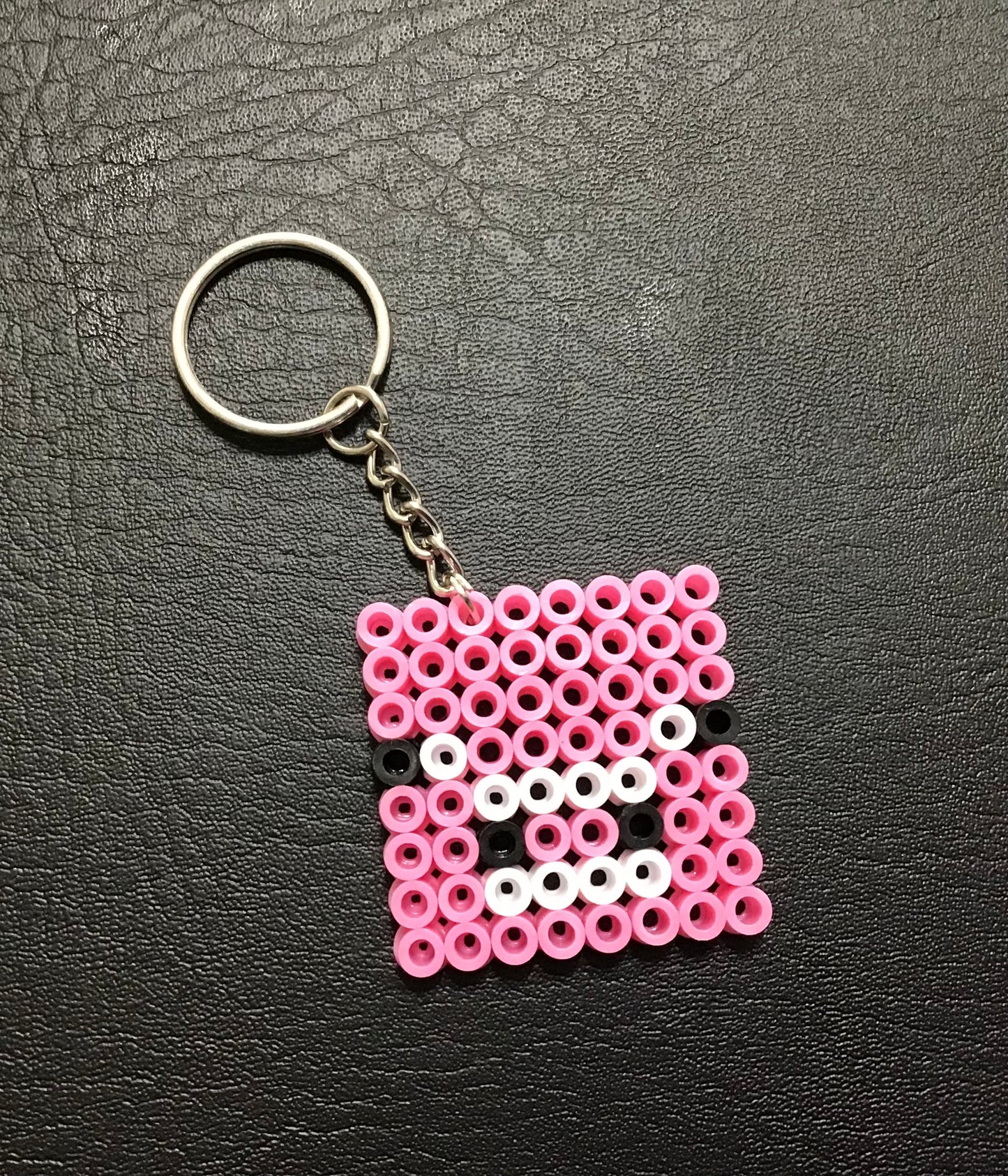 Handcrafted Keychain Minecraft Character Faces