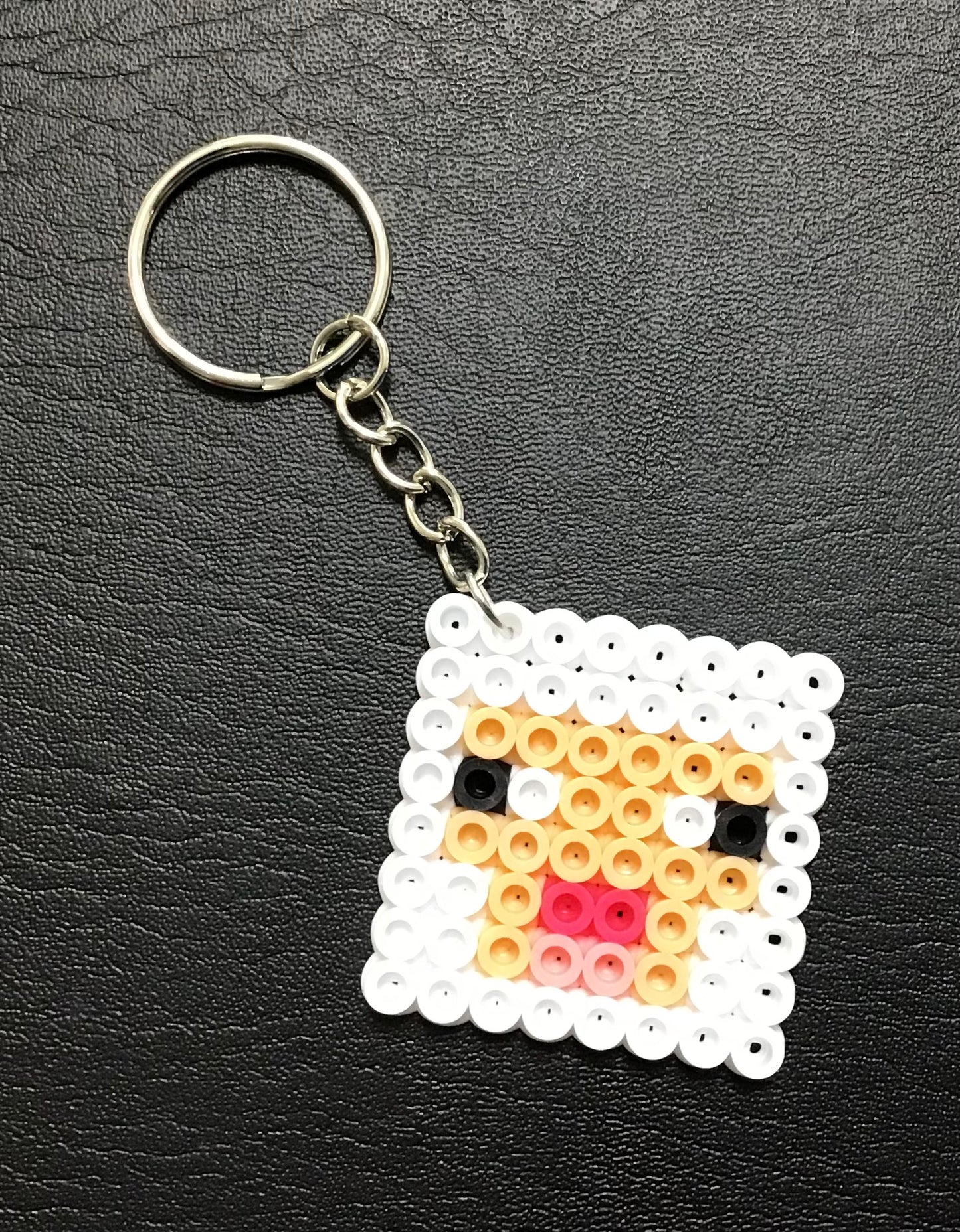 Handcrafted Keychain Minecraft Character Faces