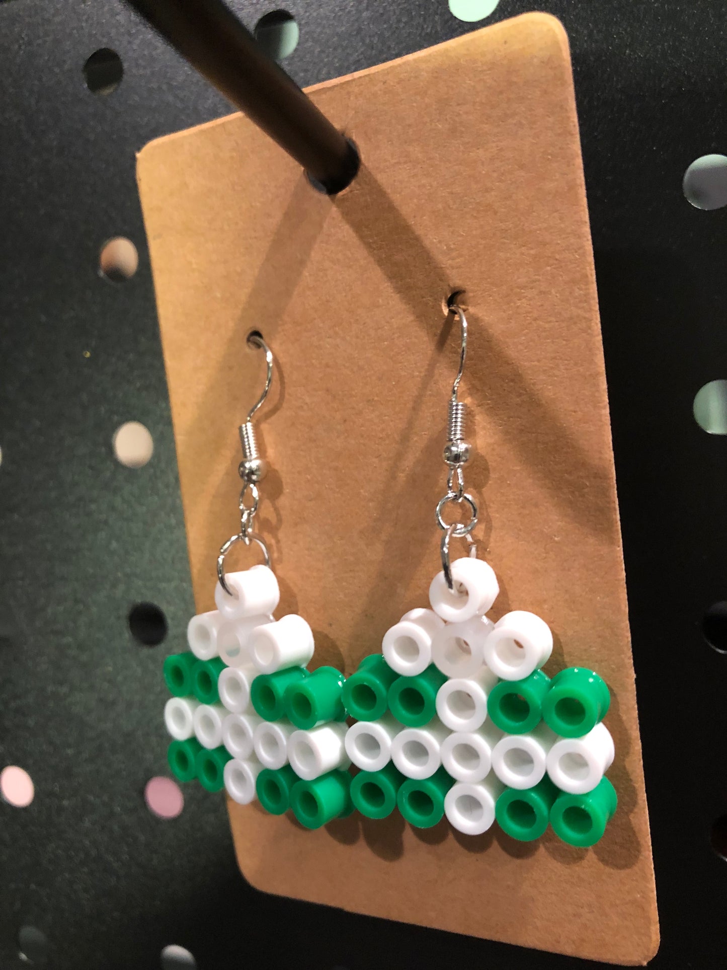 Christmas present earrings