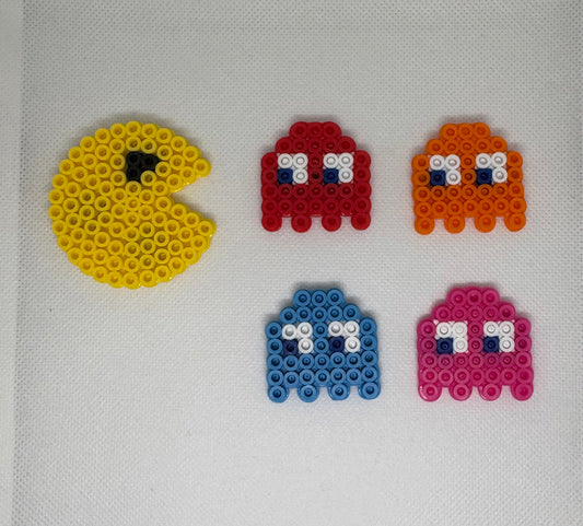 PAC MAN  magnet set