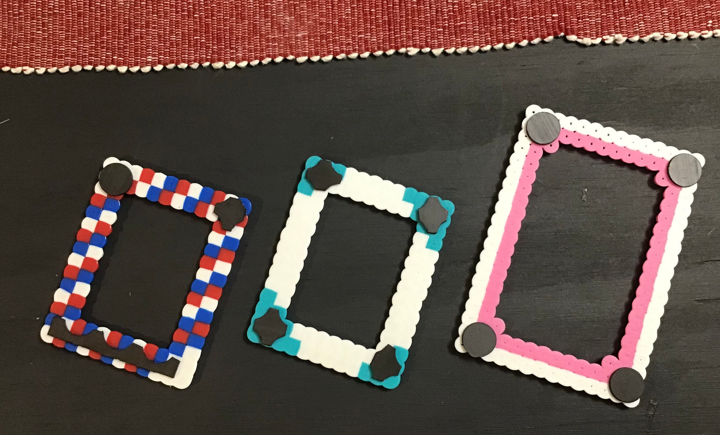 Handcrafted Wallet Size or Mini Wallet Size Photo Frame Magnets