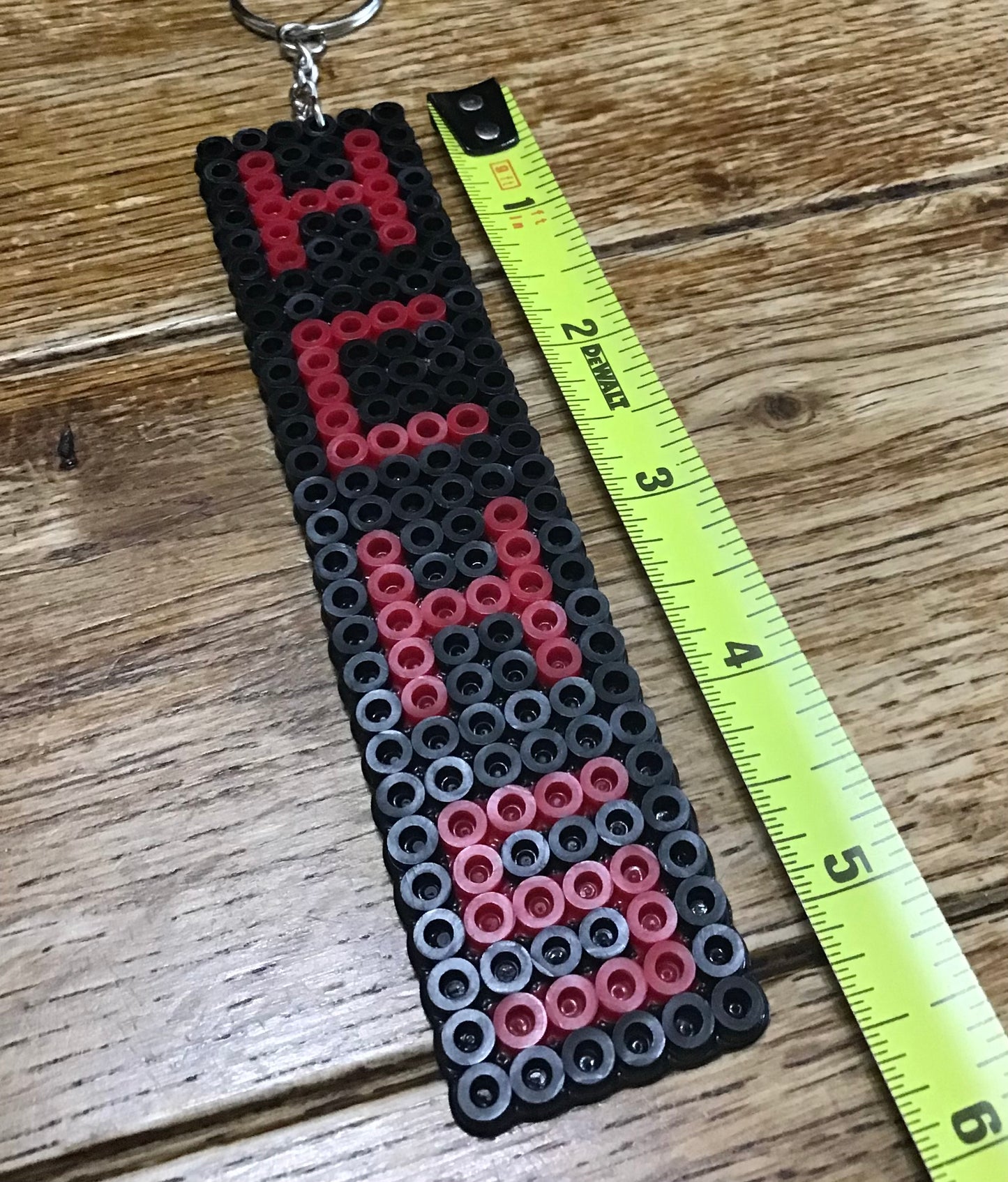 Handcrafted Bag Tag Keychain Customizable for Your School/Hometown