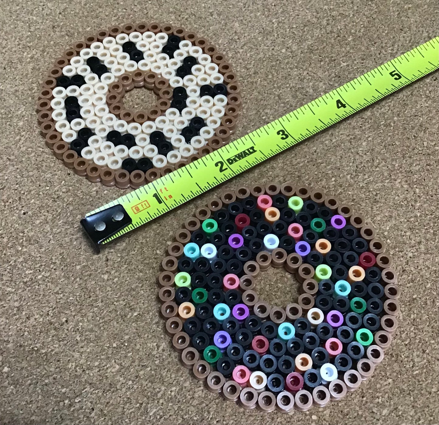 Handcrafted Multi-use Drink Coaster, Drink cover, Hopscotch, Tic-Tac-Toe. Various Designs Available.