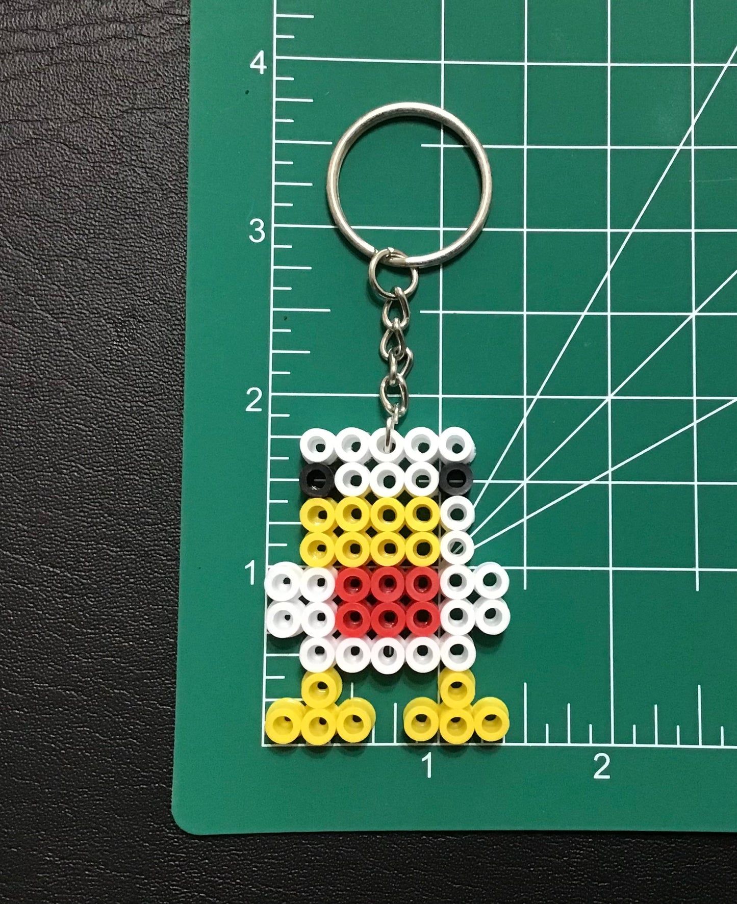 Handcrafted Keychain Minecraft Character Faces