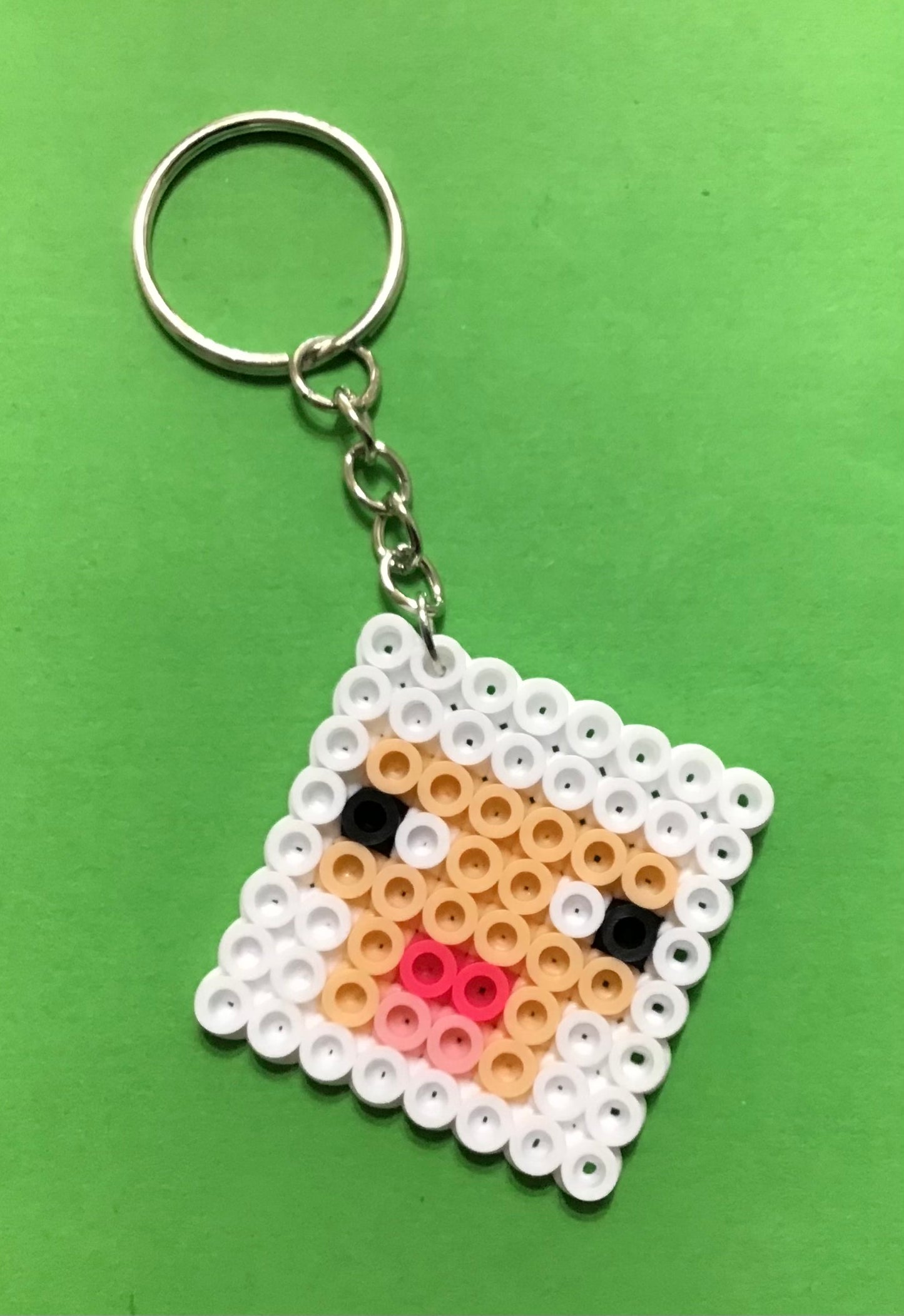 Handcrafted Keychain Minecraft Character Faces