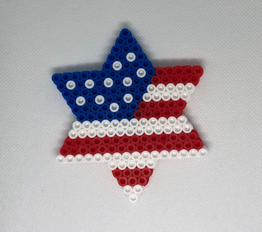 Star Shape US Flag Magnet